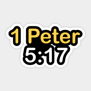 1 PETER 5:7 Sticker